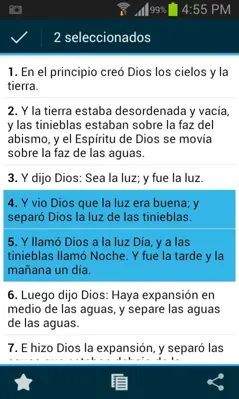 Santa Biblia Reina Valera android App screenshot 2